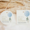 Blue Balloon Favor Tags, Gift Tags, Party Tags, Boy Baby Shower, Printable File, Edit Yourself, SH15 Blue Balloon Favor Tags, Gift Tags, Party Tags, Boy Baby Shower, Printable File, Edit Yourself, SH15