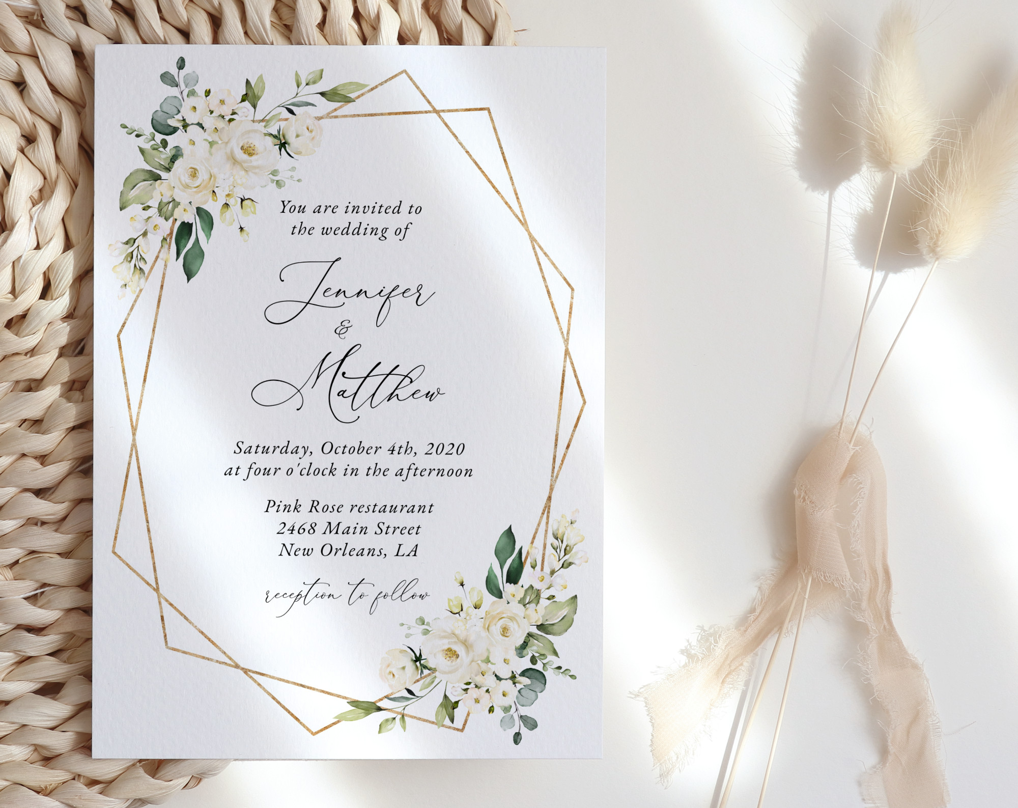 White Flowers Wedding Invitation Suite, Wedding Stationery, Printable File, Edit Yourself, SH33 White Flowers Wedding Invitation Suite, Wedding Stationery, Printable File, Edit Yourself, SH33