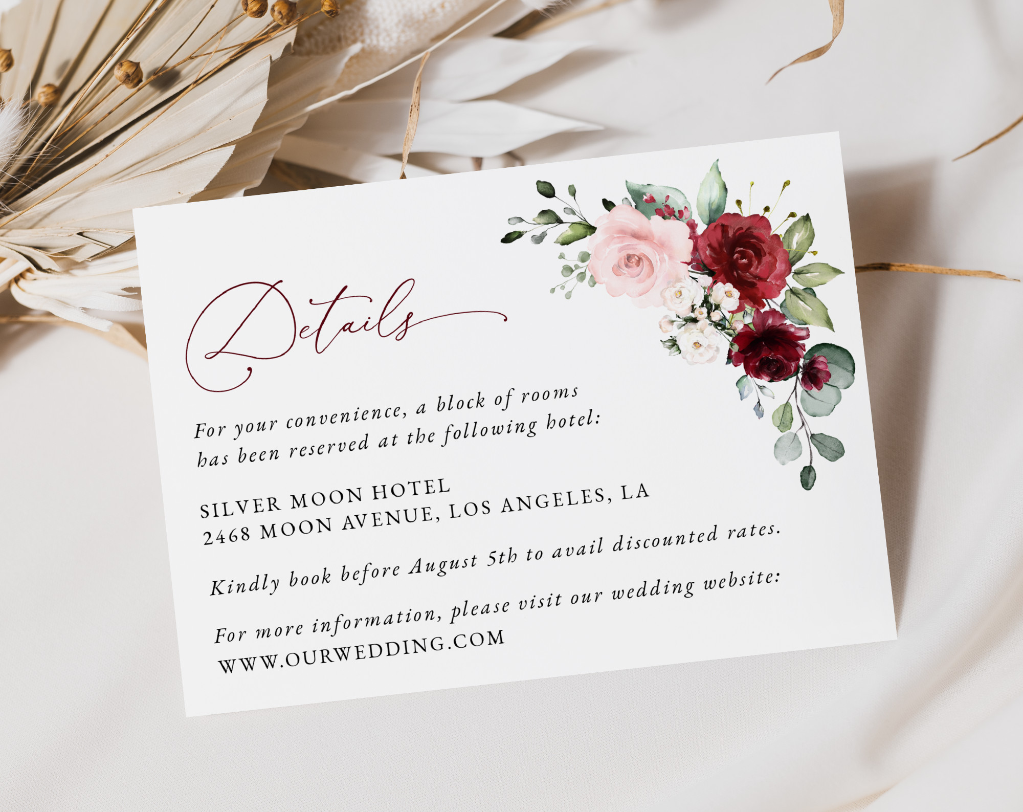 Burgundy and Pink Flowers Wedding Invitation Suite, Wedding Stationery, Printable File, Edit Yourself, SH36 Burgundy and Pink Flowers Wedding Invitation Suite, Wedding Stationery, Printable File, Edit Yourself, SH36