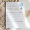 Blue Balloon Baby Shower Games, Set of 3 Games, Advice Predictions Wishes, Boy Baby Shower, Printable File, Edit Yourself, SH15 Blue Balloon Baby Shower Games, Set of 3 Games, Advice Predictions Wishes, Boy Baby Shower, Printable File, Edit Yourself, SH15
