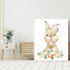 Little Bunny Pink Flowers Nursery Wall Art, Nursery Prints, Girl Nursery Decor, Printable File, SH05 Little Bunny Pink Flowers Nursery Wall Art, Nursery Prints, Girl Nursery Decor, Printable File, SH05