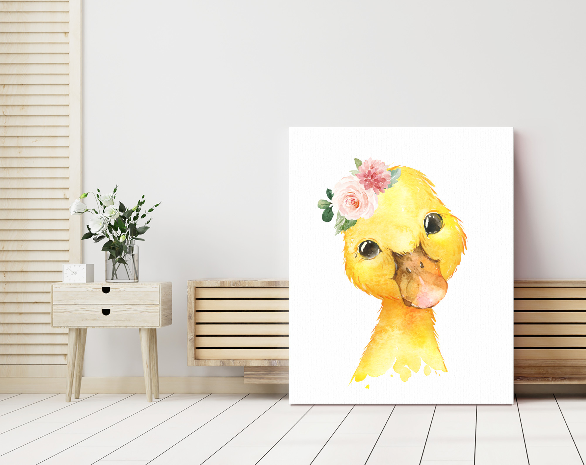 Pink Flowers Duck Nursery Prints, Farm Animals, Nursery Wall Art, Girl Nursery Decor, Printable File, SH06 Pink Flowers Duck Nursery Prints, Farm Animals, Nursery Wall Art, Girl Nursery Decor, Printable File, SH06