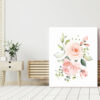 Pink Flowers Nursery Prints, Nursery Wall Art, Girl Nursery Decor, Printable File, SH10 Pink Flowers Nursery Prints, Nursery Wall Art, Girl Nursery Decor, Printable File, SH10