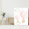 Pink Hot Air Balloon Animals Nursery Prints, Nursery Wall Art, Girl Nursery Decor, Printable File, SH20 Pink Hot Air Balloon Animals Nursery Prints, Nursery Wall Art, Girl Nursery Decor, Printable File, SH20