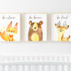 Woodland Animals Quotes Nursery Prints, Nursery Wall Art, Gender Neutral, Printable File, SH27