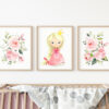 Princess Nursery Wall Art, Nursery Prints, Girl Nursery Decor, Printable File, SH38 Princess Nursery Wall Art, Nursery Prints, Girl Nursery Decor, Printable File, SH38