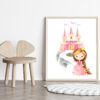 Little Princess Nursery Print, Nursery Wall Art, Girl Nursery Decor, Printable File, SH38 Little Princess Nursery Print, Nursery Wall Art, Girl Nursery Decor, Printable File, SH38