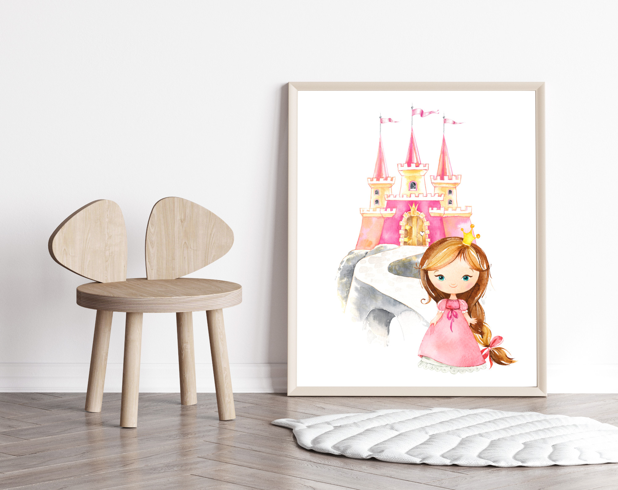 Little Princess Nursery Print, Nursery Wall Art, Girl Nursery Decor, Printable File, SH38 Little Princess Nursery Print, Nursery Wall Art, Girl Nursery Decor, Printable File, SH38