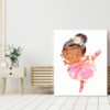 African American Ballerina Nursery Wall Art, Nursery Prints, Girl Nursery Decor, Printable File, SH39 African American Ballerina Nursery Wall Art, Nursery Prints, Girl Nursery Decor, Printable File, SH39