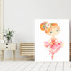 Cute Ballerina Nursery Wall Art, Nursery Prints, Girl Nursery Decor, Printable File, SH39