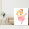 Cute Ballerina Nursery Wall Art, Nursery Prints, Girl Nursery Decor, Printable File, SH39