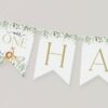 SH23 Happy Birthday Banner 2 Safari Animals Happy Birthday Banner, First Birthday, Boy Birthday, Printable File, Edit Yourself, SH23