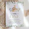 Safari Animals First Birthday Invitation, Birthday Stationery, Boy Birthday, Printable File, Edit Yourself, SH23 Safari Animals First Birthday Invitation, Birthday Stationery, Boy Birthday, Printable File, Edit Yourself, SH23
