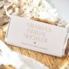 Minimal Boho Chocolate Bar Wrapper, Candy Bar Wrapper, Bridal Shower, Printable File, Edit Yourself, SH21