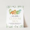 Cute Dinosaurs Custom Sign, Birthday Sign, First Birthday, Boy Birthday, Printable File, Edit Yourself, SH25