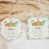 Cute Dinosaurs Favor Tags, Gift Tags, First Birthday, Boy Birthday, Printable File, Edit Yourself, SH25