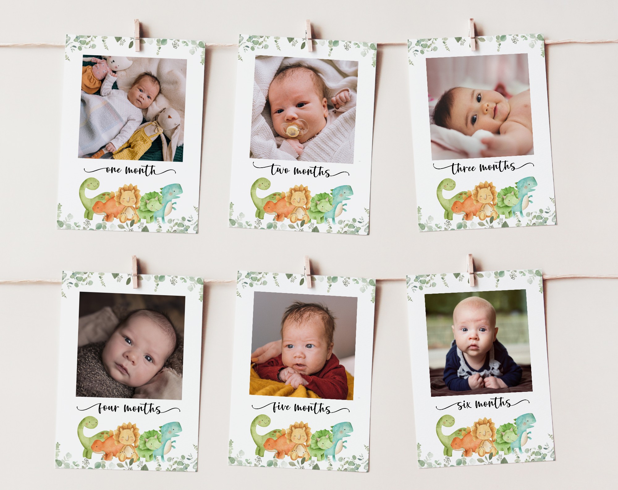 Cute Dinosaurs First Year Photos, First Birthday, Boy Birthday, Printable File, Edit Yourself, SH25 Cute Dinosaurs First Year Photos, First Birthday, Boy Birthday, Printable File, Edit Yourself, SH25