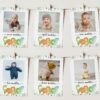 Cute Dinosaurs First Year Photos, First Birthday, Boy Birthday, Printable File, Edit Yourself, SH25 Cute Dinosaurs First Year Photos, First Birthday, Boy Birthday, Printable File, Edit Yourself, SH25