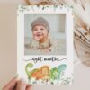 Cute Dinosaurs First Year Photos, First Birthday, Boy Birthday, Printable File, Edit Yourself, SH25 Cute Dinosaurs First Year Photos, First Birthday, Boy Birthday, Printable File, Edit Yourself, SH25