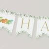 Cute Dinosaurs Happy Birthday Banner, First Birthday, Boy Birthday, Printable File, Edit Yourself, SH25