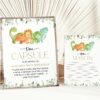 Cute Dinosaurs Time Capsule, First Birthday, Boy Birthday, Printable File, Edit Yourself, SH25