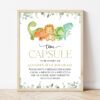 Cute Dinosaurs Time Capsule, First Birthday, Boy Birthday, Printable File, Edit Yourself, SH25