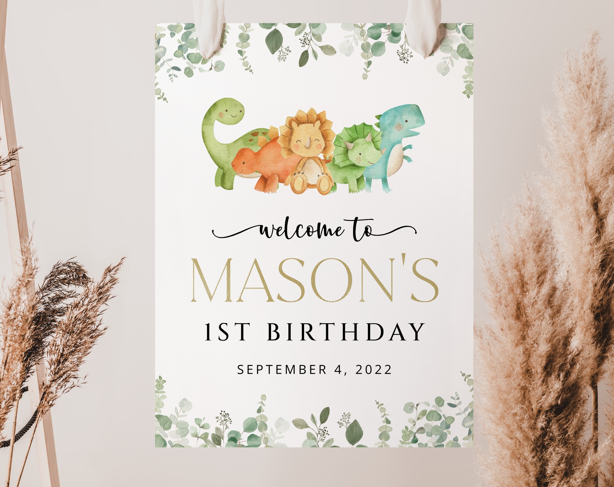 Cute Dinosaurs Welcome Sign, Birthday Sign, First Birthday, Boy Birthday, Printable File, Edit Yourself, SH25 Cute Dinosaurs Welcome Sign, Birthday Sign, First Birthday, Boy Birthday, Printable File, Edit Yourself, SH25