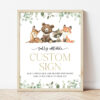 Forest Animals Custom Sign, Birthday Sign, First Birthday, Printable File, Edit Yourself, SH28 Forest Animals Custom Sign, Birthday Sign, First Birthday, Printable File, Edit Yourself, SH28