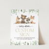 Forest Animals Custom Sign, Birthday Sign, First Birthday, Printable File, Edit Yourself, SH28 Forest Animals Custom Sign, Birthday Sign, First Birthday, Printable File, Edit Yourself, SH28