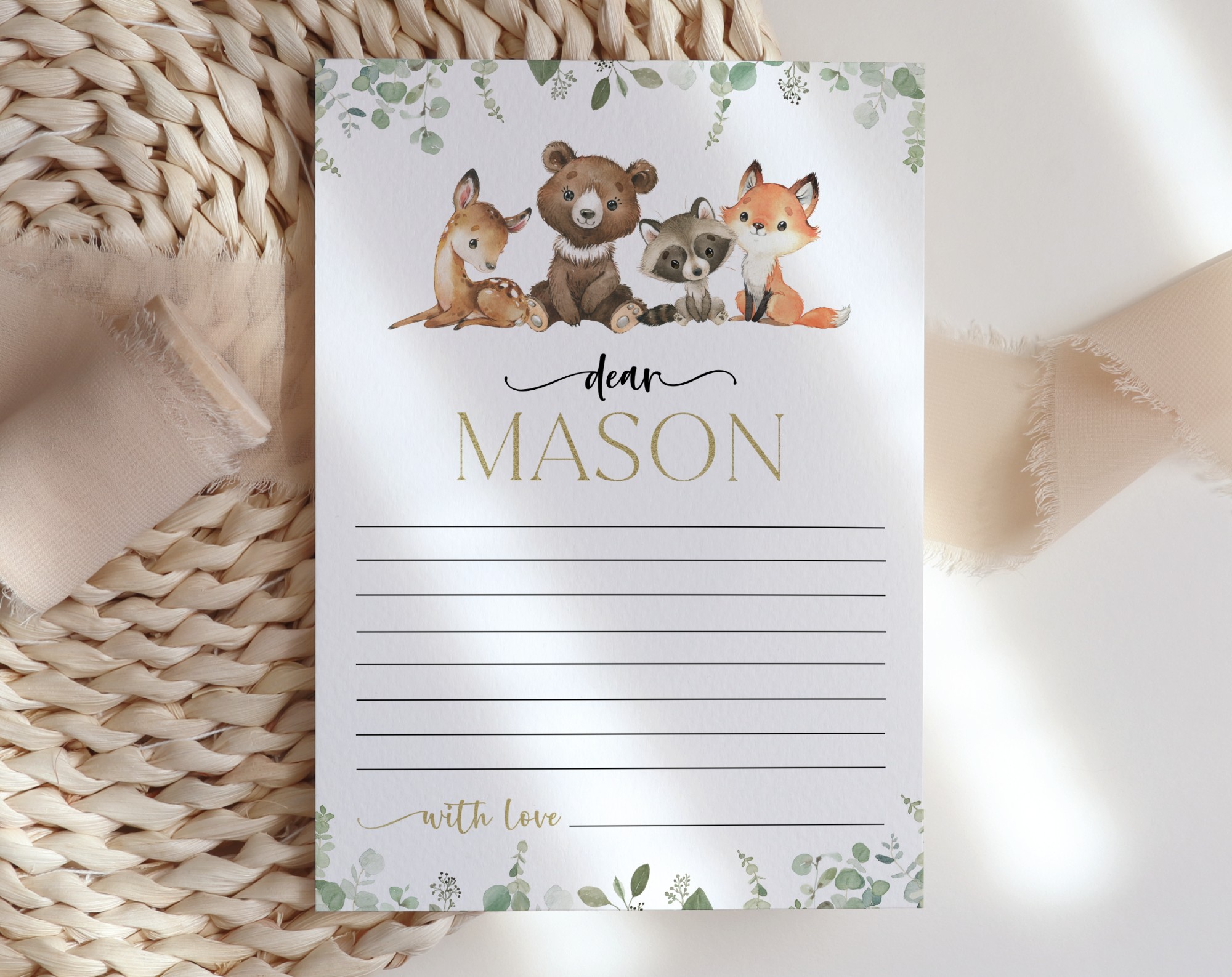 forest-animals-first-birthday-time-capsule-birthday-game for 1st Birthday Time Capsule Free Printable Forest Animals First Birthday Time Capsule - Birthday Game for 1st Birthday Time Capsule Free Printable