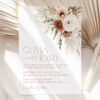 Boho Flowers Wedding Invitation Suite, Wedding Stationery, Printable File, Edit Yourself, SH32 Boho Flowers Wedding Invitation Suite, Wedding Stationery, Printable File, Edit Yourself, SH32