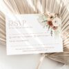 Boho Flowers Wedding Invitation Suite, Wedding Stationery, Printable File, Edit Yourself, SH32 Boho Flowers Wedding Invitation Suite, Wedding Stationery, Printable File, Edit Yourself, SH32