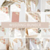 Dusty Rose Flowers Wedding Bundle, Printable File, Edit Yourself, SH37 Dusty Rose Flowers Wedding Bundle, Printable File, Edit Yourself, SH37