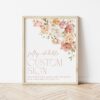 Dusty Rose Flowers Custom Sign, Wedding Sign, Printable File, Edit Yourself, SH37 Dusty Rose Flowers Custom Sign, Wedding Sign, Printable File, Edit Yourself, SH37