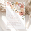 Dusty Rose Flowers Wedding Invitation Suite, Wedding Stationery, Printable File, Edit Yourself, SH37 Dusty Rose Flowers Wedding Invitation Suite, Wedding Stationery, Printable File, Edit Yourself, SH37