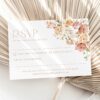 Dusty Rose Flowers Wedding Invitation Suite, Wedding Stationery, Printable File, Edit Yourself, SH37 Dusty Rose Flowers Wedding Invitation Suite, Wedding Stationery, Printable File, Edit Yourself, SH37