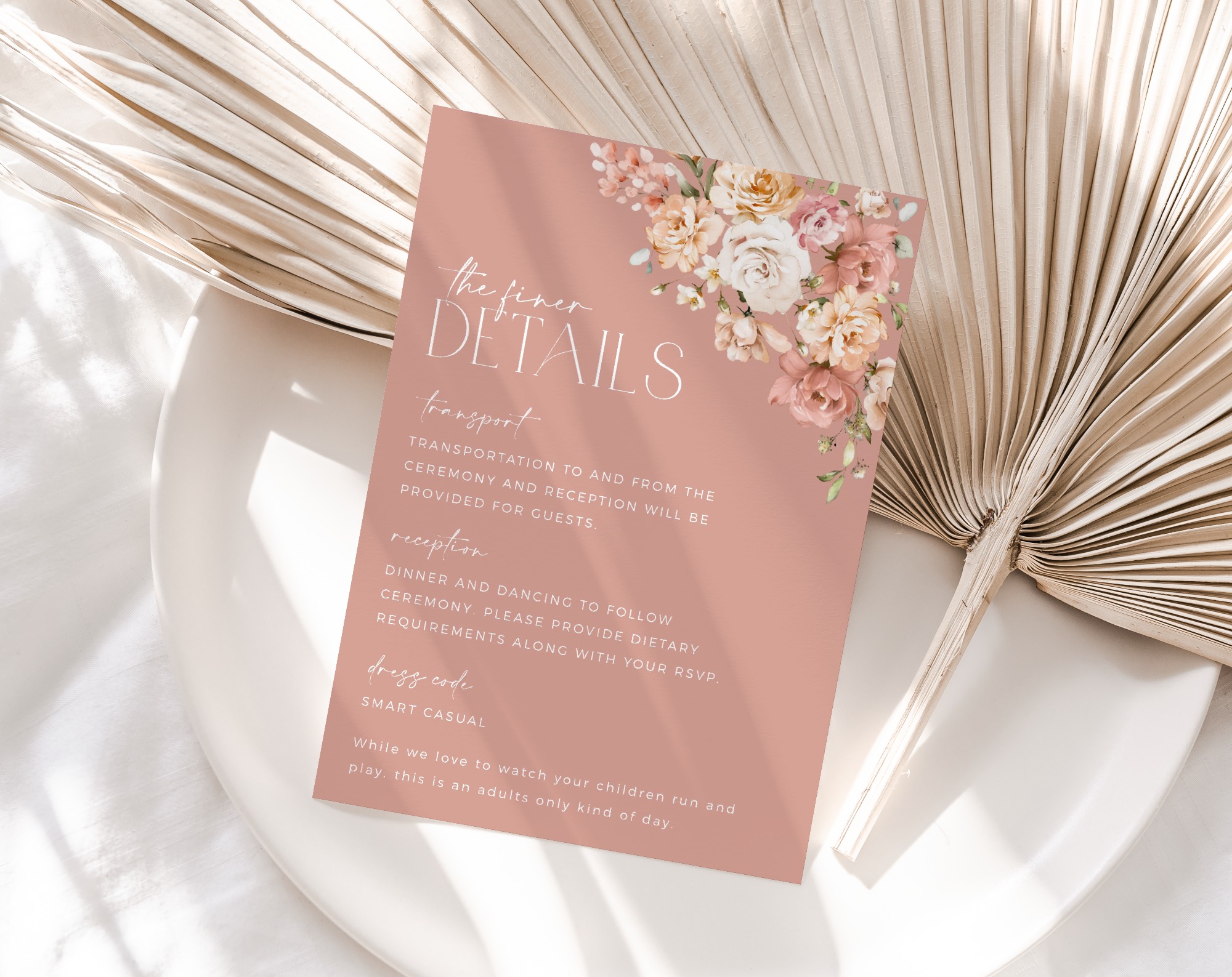 Dusty Rose Flowers Wedding Invitation Suite, Wedding Stationery, Printable File, Edit Yourself, SH37 Dusty Rose Flowers Wedding Invitation Suite, Wedding Stationery, Printable File, Edit Yourself, SH37