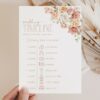 Dusty Rose Flowers Wedding Timeline, Wedding Stationery, Printable File, Edit Yourself, SH37 Dusty Rose Flowers Wedding Timeline, Wedding Stationery, Printable File, Edit Yourself, SH37