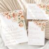 Peach and Cream Flowers Wedding Invitation Suite, Wedding Stationery, Printable File, Edit Yourself, SH42 Peach and Cream Flowers Wedding Invitation Suite, Wedding Stationery, Printable File, Edit Yourself, SH42