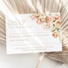 Peach and Cream Flowers Wedding Invitation Suite, Wedding Stationery, Printable File, Edit Yourself, SH42 Peach and Cream Flowers Wedding Invitation Suite, Wedding Stationery, Printable File, Edit Yourself, SH42