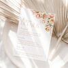 Peach and Cream Flowers Wedding Invitation Suite, Wedding Stationery, Printable File, Edit Yourself, SH42 Peach and Cream Flowers Wedding Invitation Suite, Wedding Stationery, Printable File, Edit Yourself, SH42
