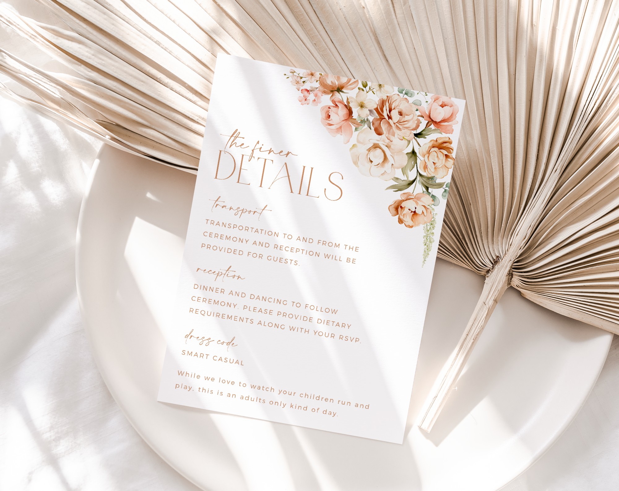 Peach and Cream Flowers Wedding Invitation Suite, Wedding Stationery, Printable File, Edit Yourself, SH42 Peach and Cream Flowers Wedding Invitation Suite, Wedding Stationery, Printable File, Edit Yourself, SH42