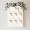 Peach and Cream Flowers Seating Cards, Wedding Stationery, Printable File, Edit Yourself, SH42 Peach and Cream Flowers Seating Cards, Wedding Stationery, Printable File, Edit Yourself, SH42