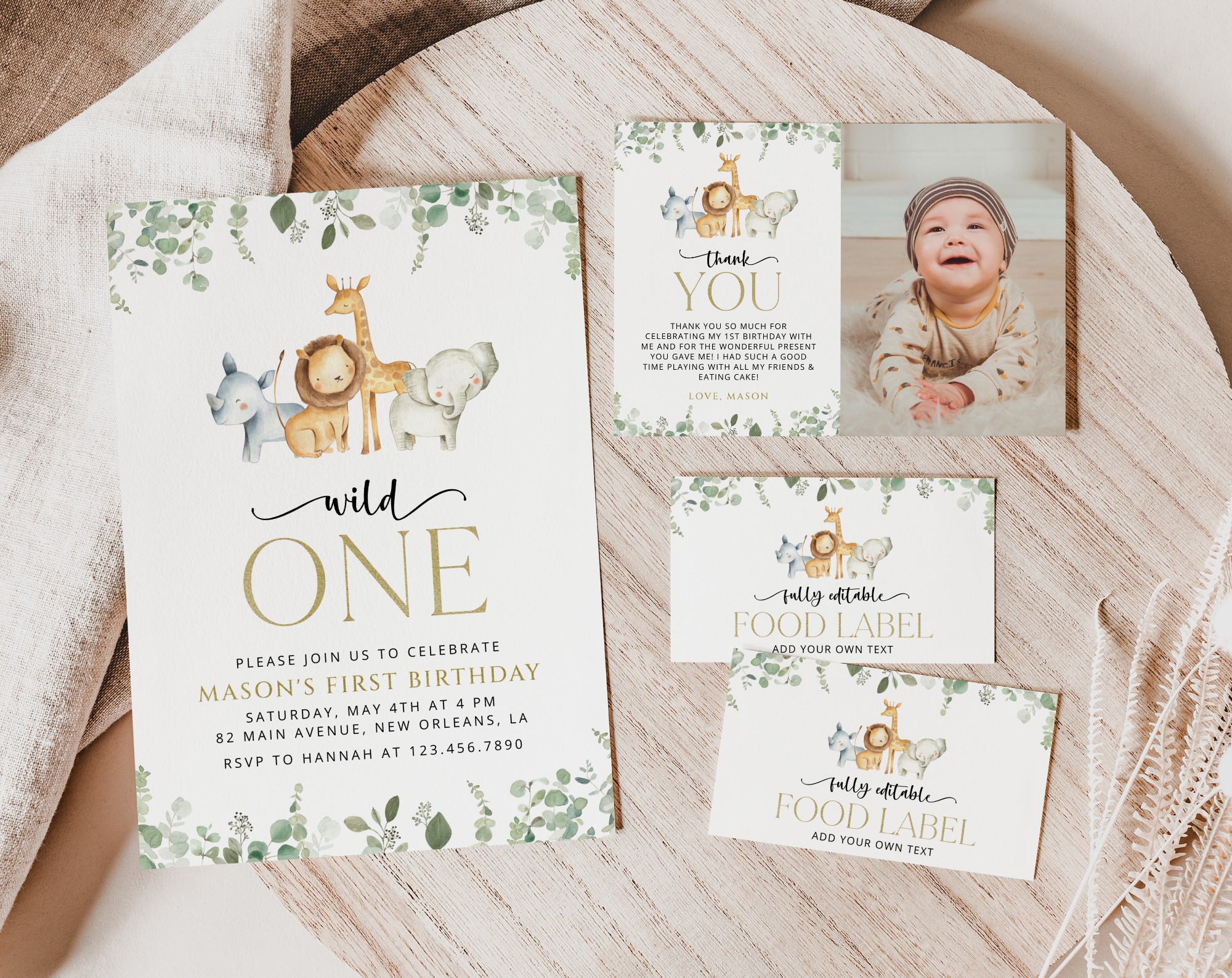 SH23 Safari Animals First Birthday Shop by Collection SH23 Safari Animals First Birthday Shop by Collection