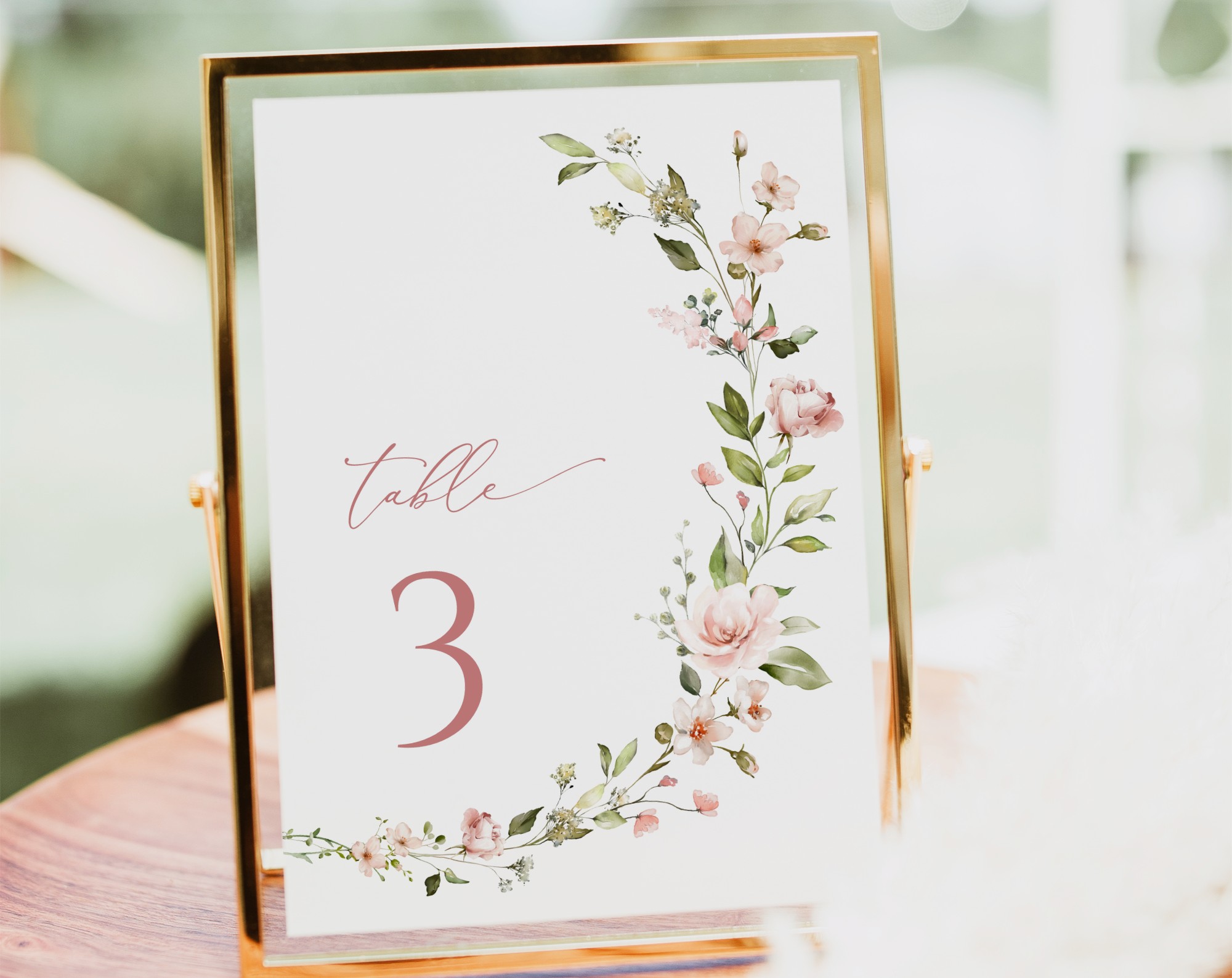 Pink Flowers Table Number Sign, Bridal Shower Sign, Printable File, Edit Yourself, SH43 Pink Flowers Table Number Sign, Bridal Shower Sign, Printable File, Edit Yourself, SH43