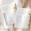 Sunflowers Bridal Shower Games Bundle, Set of 30 Games, Printable File, Edit Yourself, SH44