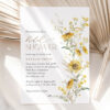 Sunflowers Bridal Shower Invitation, Bridal Stationery, Printable File, Edit Yourself, SH44