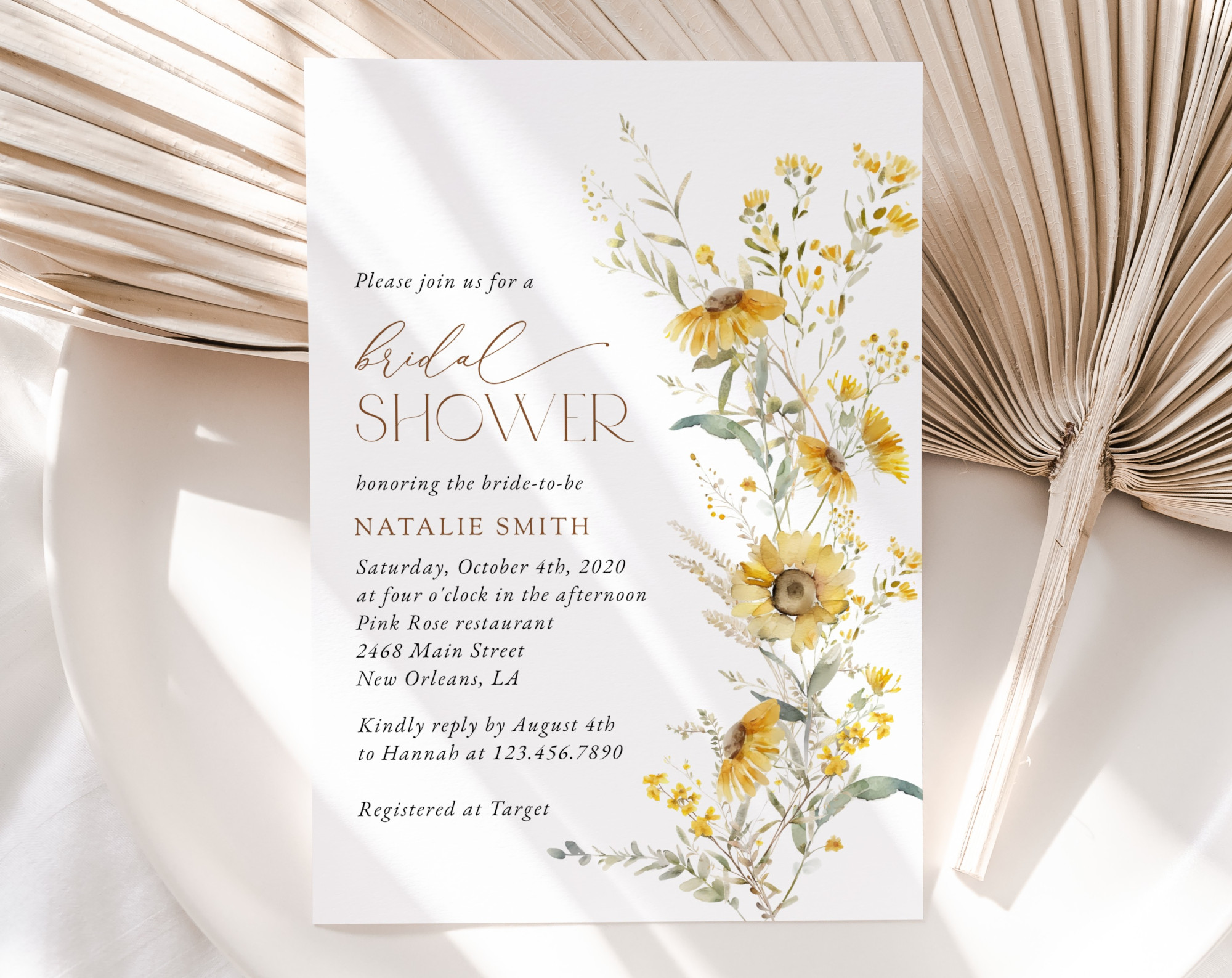 Sunflowers Bridal Shower Invitation, Bridal Stationery, Printable File, Edit Yourself, SH44 Sunflowers Bridal Shower Invitation, Bridal Stationery, Printable File, Edit Yourself, SH44