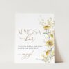 Sunflowers Mimosa Bar Sign, Bridal Shower Sign, Printable File, Edit Yourself, SH44