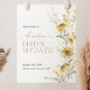 Sunflowers Welcome Sign, Bridal Shower Sign, Printable File, Edit Yourself, SH44